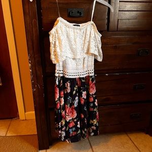 Boutique off shoulder dress